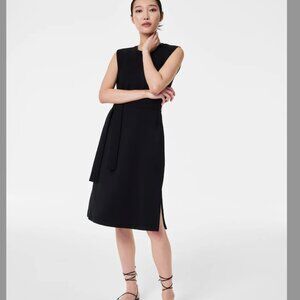 Spanx AirEssentials Tie-Waist Tank Dress/Black/NWT!